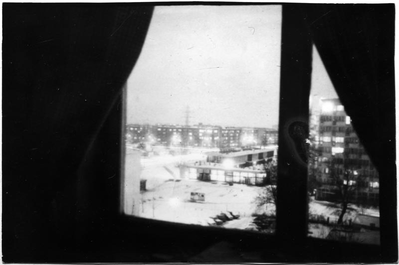 Widok z okna przy Broniewskiego 11b